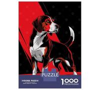 Rompecabezas para Adultos De 1000 Piezas Stylized Beagle Illustration Rompecabezas para Adultos Juego De Ingenio para La Diversión Familiar Actividades Divertidas En Casa, 70x50cm/1000pcs