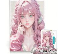 Rompecabezas para Adultos de 1000 Piezas Sugar Rush Girl Juguete Educativo Divertido y con Humor con póster y Hoja de Preguntas a Juego 38x52cm
