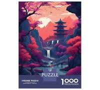Rompecabezas para Adultos De 1000 Piezas Sunset The Lake Rompecabezas para Adultos Juego Familiar Vacaciones En Casa Matar El Tiempo Gran Regalo para Jugar 52x38cm/1000pcs