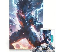 Rompecabezas para Adultos de 1000 Piezas, superhéroe de Anime con Rayo, Juguetes para armar, desafiante de completar, colección de Artistas, Bellas Artes 38x26cm
