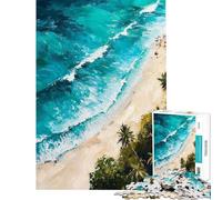 Rompecabezas para Adultos de 1000 Piezas Susurros del Surf - Juego práctico para la diversión Familiar cumpleaños y Navidad (Tamaño 38x52cm)
