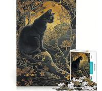Rompecabezas para Adultos de 1000 Piezas Susurros Dorados, Juegos relajantes, para desconectar intelectualmente, Regalo de cumpleaños, Regalos de Viaje 38x26cm