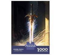 Rompecabezas para Adultos De 1000 Piezas Sword Legend Art Rompecabezas para Adultos Juego De Ingenio Una Obra De Arte Interacción Entre Padres E Hijos 70x50cm/1000pcs