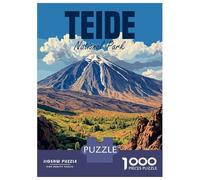 Rompecabezas para Adultos De 1000 Piezas Teide National Park Rompecabezas para Adultos Juego De Ingenio Desafío Difícil Gran Regalo para Los Amantes De Los Juegos 52x38cm/1000pcs