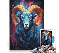 Rompecabezas para Adultos de 1000 Piezas, temática cósmica - Aries Juegos educativos, Divertidos y con Humor, Ideales para Decorar el Escritorio 38x52cm