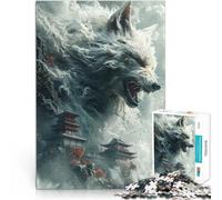 Rompecabezas para Adultos de 1000 Piezas Templos Chinos del Zorro Blanco Juegos educativos Juego Educativo para cumpleaños y Navidad. 75x50cm