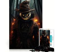 Rompecabezas para Adultos de 1000 Piezas, Terror Crepuscular, Bordes Impecables, Divertido Juego de Concentración Mental, Juego Tranquilo, Regalo de Decoración Navideña (38x52cm)