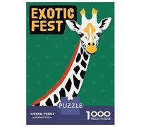 Rompecabezas para Adultos De 1000 Piezas Texas Exotic Fest Poster Rompecabezas para Adultos Juegos Divertidos para La Diversión Familiar Juego Desafiante Regalos 38x26cm/1000pcs