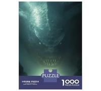 Rompecabezas para Adultos De 1000 Piezas Thalassophobia Underwater Monster Encounter Rompecabezas para Adultos Juguete Decoración De Pared Mejora La Memoria Cumpleaños 70x50cm/1000pc