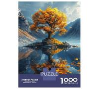 Rompecabezas para Adultos De 1000 Piezas The Autumn Tree of Life Rompecabezas para Adultos Juego Práctico Análisis Y Lógica Gran Regalo para Los Amantes De Los Juegos 70x50cm/1000pcs