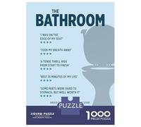 Rompecabezas para Adultos De 1000 Piezas The Bathroom Movie Parody Rompecabezas Juguetes Antiestrés Una Obra De Arte Cumpleaños Y Navidad 52x38cm/1000pcs