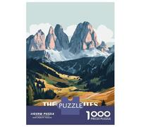 Rompecabezas para Adultos De 1000 Piezas The Dolomites Alta Via 1 Italy Rompecabezas para Adultos Juego Práctico Montaje De Patrones Cumpleaños Y Navidad 38x26cm/1000pcs