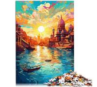 Rompecabezas para adultos de 1000 piezas The Ganges desafiante, juego educativo para cumpleaños, Navidad, 19.7 x 29.5 pulgadas, para adolescentes de 14 años en adelante