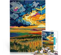 Rompecabezas para adultos de 1000 piezas The Great Plains FEndless Horizon Präzisionsschnitt Die Liebe zwischen Paaren stärken38x26cm