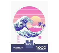 Rompecabezas para Adultos De 1000 Piezas The Great Vaporwave Rompecabezas Juguetes Antiestrés Una Obra De Arte Cumpleaños Y Navidad 70x50cm/1000pcs