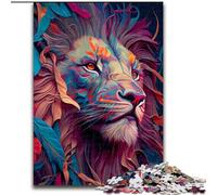Rompecabezas para Adultos de 1000 Piezas, The Pride Lion, de Madera, tamaño 50x75cm, Cerebro, Actividad educativa para Adolescentes.