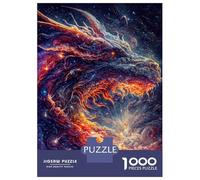 Rompecabezas para Adultos De 1000 Piezas The Rainbow Dragon 2 Rompecabezas para Adultos Juegos Relajantes Desafío Difícil Regalo De Cumpleaños, Regalos, 38x26cm/1000pcs