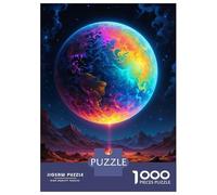 Rompecabezas para Adultos De 1000 Piezas The Rainbow Planet Earth Rompecabezas para Adultos Juguetes De Bricolaje Análisis Y Lógica Difícil Y Desafiante 52x38cm/1000pcs