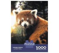 Rompecabezas para Adultos De 1000 Piezas The Red Panda Rompecabezas para Adultos Juego De Ingenio Análisis Y Lógica Cumpleaños Y Navidad 52x38cm/1000pcs