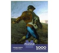 Rompecabezas para Adultos De 1000 Piezas The Sower by Millet Rompecabezas para Adultos Juego De Ingenio Regalo De Cumpleaños Desafío Educativo 70x50cm/1000pcs