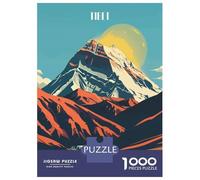 Rompecabezas para Adultos De 1000 Piezas Tibet Mountain Landscape Rompecabezas para Adultos Juguete Decoración De Pared Mejora La Memoria Cumpleaños 52x38cm/1000pcs