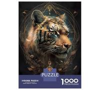 Rompecabezas para Adultos De 1000 Piezas Tiger Fairyland Rompecabezas para Adultos Juegos Divertidos Difícil Difícil Regalos De Cumpleaños Y Únicos 52x38cm/1000pcs