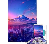 Rompecabezas para Adultos de 1000 Piezas Tokio al Atardecer estética Juguetes de decoración para el hogar análisis y lógica Regalos para Amigos y Familiares (50x75cm)