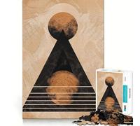 Rompecabezas para Adultos de 1000 Piezas,Tríada Celestial,Arte de Corte Limpio,Juguete Divertido,Juego Relajante,Regalo Navideño Tranquilo (50x75cm)