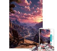 Rompecabezas para Adultos de 1000 Piezas Trono de Polvo Rompecabezas para Adultos Juegos relajantes Difícil Regalos para Amigos y Familiares (Tamaño 38x26cm)
