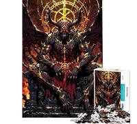 Rompecabezas para Adultos de 1000 Piezas Trono del Señor Supremo Infernal Rompecabezas para Adultos Juegos relajantes decoración (tamaño 50x75cm)