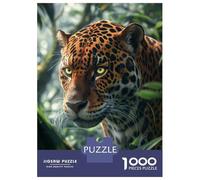 Rompecabezas para Adultos De 1000 Piezas Tropical Forest Jaguar Rompecabezas para Adolescentes Juego Práctico Desafío Difícil Juego Desafiante Regalos 70x50cm/1000pcs