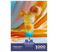 Rompecabezas para Adultos De 1000 Piezas Tropical Fruit Sorbet Cocktail Rompecabezas Juguetes Antiestrés Una Obra De Arte Cumpleaños Y Navidad 52x38cm/1000pcs