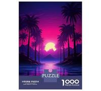 Rompecabezas para Adultos De 1000 Piezas Tropical Neon Dreams Rompecabezas para Adultos: Juegos Prácticos De Análisis Y Lógica, Regalos para Amigos Y Familiares 52x38cm/1000pcs