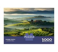 Rompecabezas para Adultos De 1000 Piezas Tuscany Landscape with Villa Rompecabezas para Adultos Juego Práctico Corte De Precisión 38x26cm/1000pcs