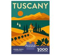 Rompecabezas para Adultos De 1000 Piezas Tuscany Travel Rompecabezas para Adolescentes Juego Práctico Decoración del Hogar 52x38cm/1000pcs