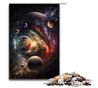 Rompecabezas para Adultos de 1000 Piezas un Universo Maravilloso Rompecabezas de Madera para familias Juego Educativo Juguete de desafío 75 x 50 cm