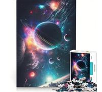 Rompecabezas para Adultos de 1000 Piezas: Una Danza de Planetas y Estrellas Juegos Divertidos, Actividades Familiares, cumpleaños y Navidad 50x75cm