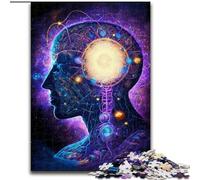 Rompecabezas para Adultos de 1000 Piezas, Universo Zen esotérico, Rompecabezas de Madera, tamaño 50x75cm, Regalo de desafío Mental, Actividad educativa para Adolescentes.