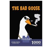 Rompecabezas para Adultos De 1000 Piezas Untitled Bad Goose Duck Rompecabezas para Adultos Juguete Decoración De Pared Corte De Precisión 52x38cm/1000pcs