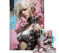 Rompecabezas para Adultos de 1000 Piezas Urban Girl V Juegos relajantes para Adultos Juego de Corte de precisión Regalos desafiantes (Tamaño 38x52cm)