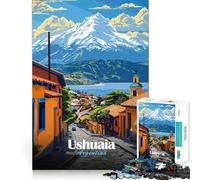 Rompecabezas para Adultos de 1000 Piezas, Ushuaia, Argentina Juego de Ajuste preciso Juguete Inteligente para el Cerebro Tiempo Libre Regalo de cumpleaños para la Mente (38x52cm)