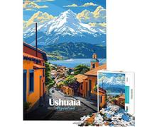 Rompecabezas para Adultos de 1000 Piezas Ushuaia Argentina Juegos Familiares Juguetes adictivos para Cultivar la Paciencia Excelente Regalo para Juegos Regalo de cumpleaños (tamaño 50x75cm)