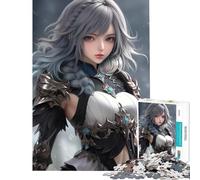 Rompecabezas para Adultos de 1000 Piezas Valkiria majestuosa Ideal para cumpleaños y Navidad Decoración de Pared para Mayores de 14 años 38x52cm