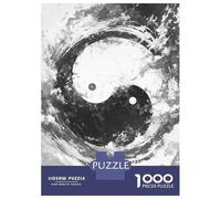Rompecabezas para Adultos De 1000 Piezas Veil of Shadows Yin Yang Rompecabezas para Adolescentes Juegos Familiares Ensamblaje De Patrones Actividades Divertidas En Casa 52x38cm/1000pcs