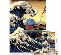 Rompecabezas para Adultos de 1000 Piezas Venganza de samuráis navegantes Juego Familiar para Mejorar la Memoria Juguete Decorativo para la Pared Que fomenta el Amor Entre Parejas (38x52cm)