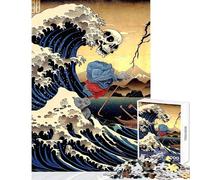 Rompecabezas para Adultos de 1000 Piezas Venganza de samuráis navegantes Juegos Divertidos Juguetes de decoración para el hogar colección de Artistas Bellas Artes (50x75cm)