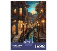Rompecabezas para Adultos De 1000 Piezas Venice Italy Travel Art Rompecabezas para Adultos Juguete Decoración De Pared Mejora La Memoria 52x38cm/1000pcs