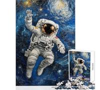 Rompecabezas para Adultos de 1000 Piezas Viajero Espacial Estrellado Rompecabezas para Adultos Juguetes de Bricolaje Carrera de Velocidad Manual Interacción Entre Padres e Hijos (Tamaño 50x75cm)