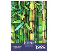 Rompecabezas para Adultos De 1000 Piezas Vibrant Bamboo Forest Illustration Rompecabezas para Adultos Juguete Decoración De Pared Decoración del Hogar Regalos para Amigos Y Familiares 70x50cm/1000pcs