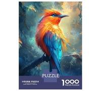 Rompecabezas para Adultos De 1000 Piezas Vibrant Bird in Forest Rompecabezas para Adultos Juguetes Antiestrés Decoración del Hogar Juego Desafiante Regalos 38x26cm/1000pcs